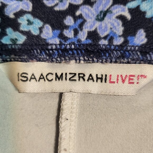 Isaac Mizrahi Live Woman's Skort Size Large Blue Floral - Picture 6 of 11
